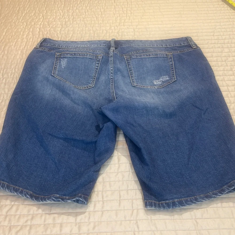 TORRID WOMENS SIZE 20 Light Blue Jean Shorts